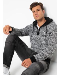 Kapuutsiga pullover (Slim Fit)