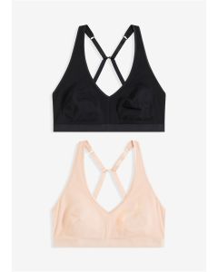 Tugikaarteta bralette-rinnahoidja (2 tk)